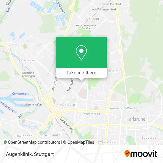 Augenklinik map