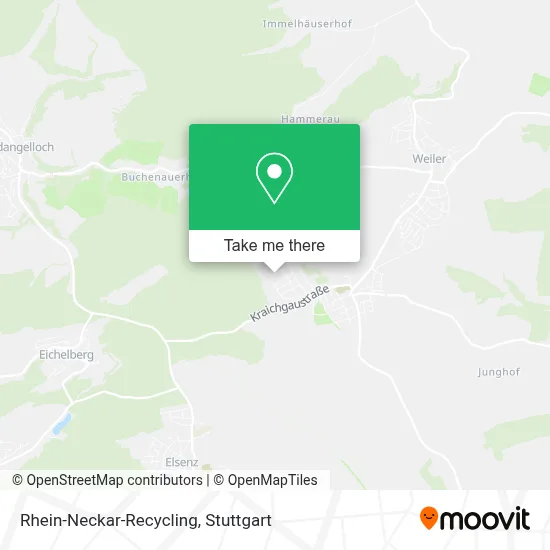 Rhein-Neckar-Recycling map