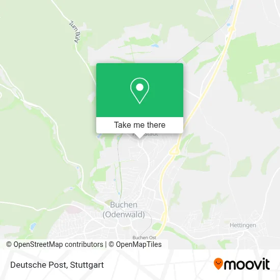 Deutsche Post map