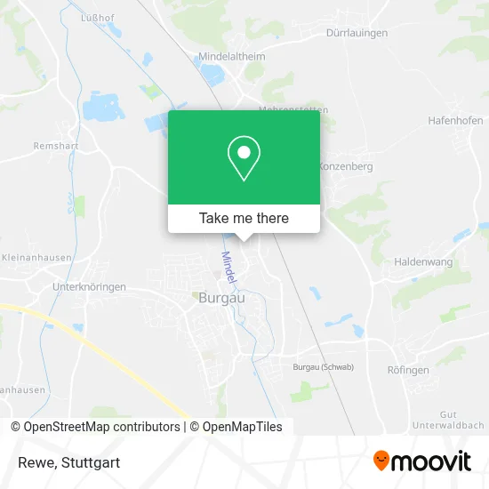 Rewe map