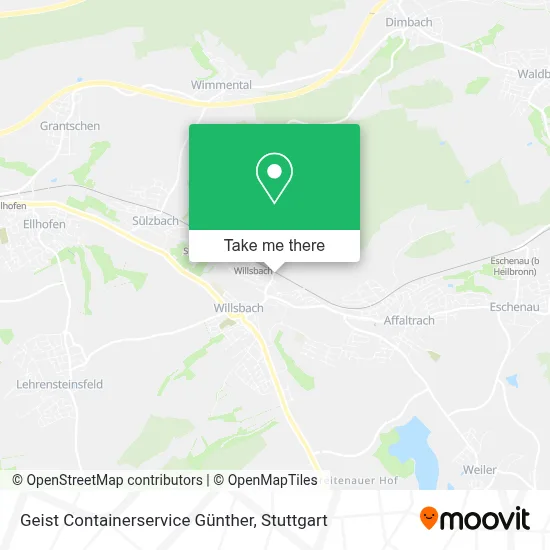 Geist Containerservice Günther map