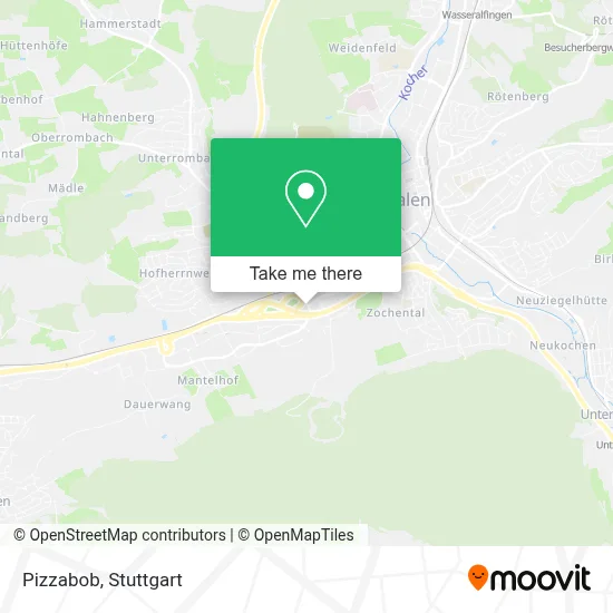 Pizzabob map