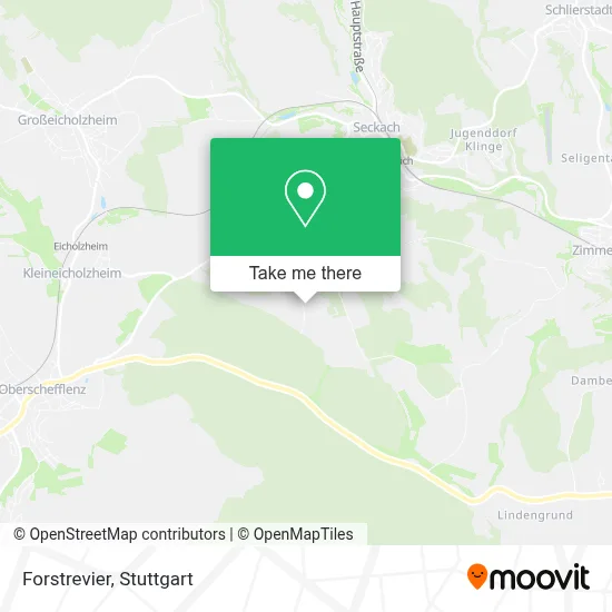 Forstrevier map