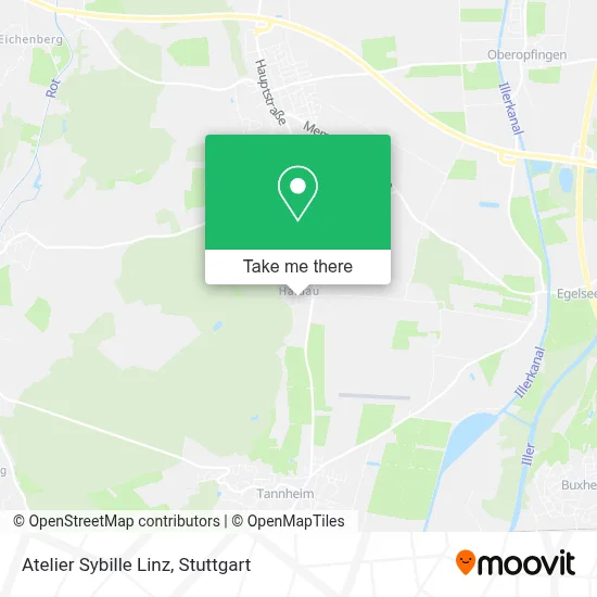 Atelier Sybille Linz map