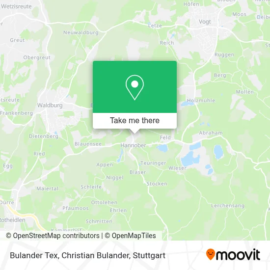 Bulander Tex, Christian Bulander map