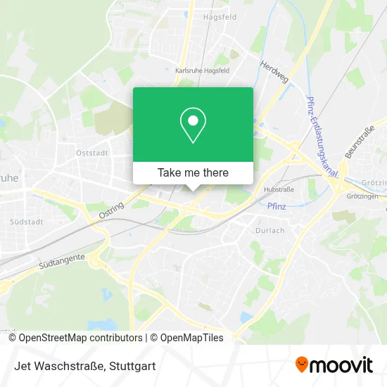 Jet Waschstraße map