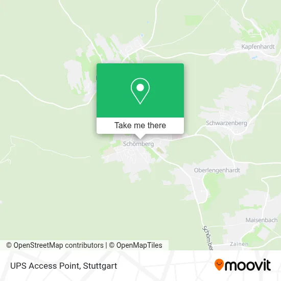 Ups Access Point map
