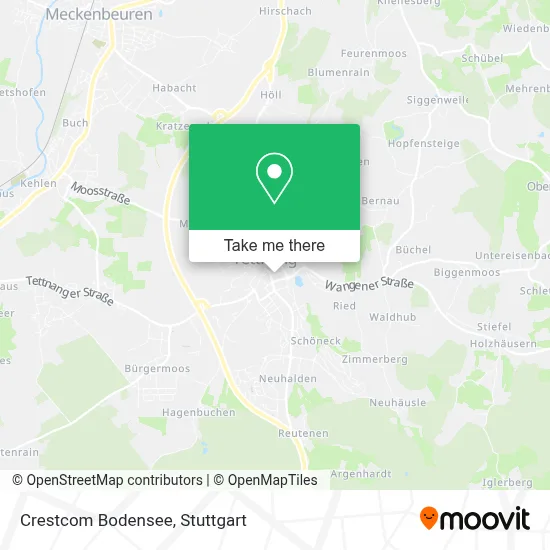 Crestcom Bodensee map