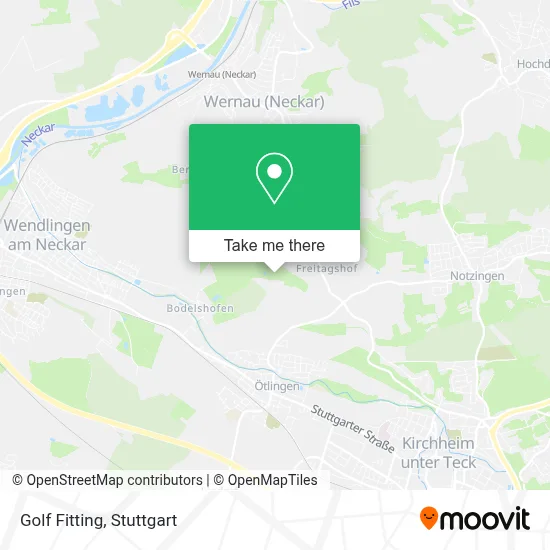 Golf Fitting map