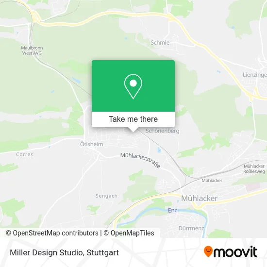 Miller Design Studio map
