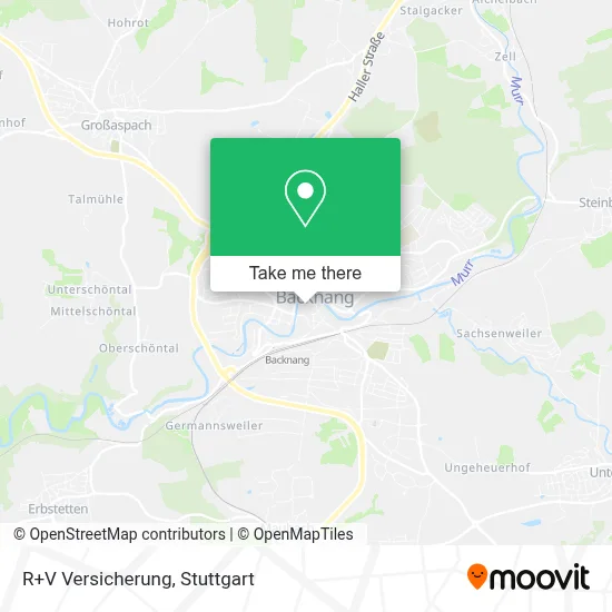 R+V Versicherung map