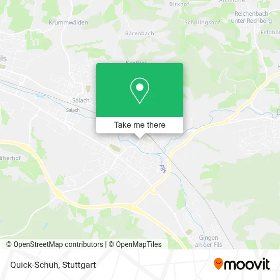 Quick-Schuh map