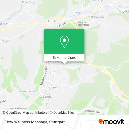 Flow Wellness Massage map
