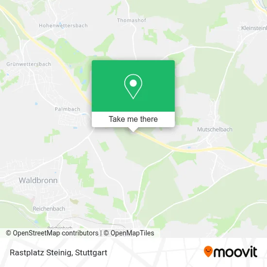 Rastplatz Steinig map