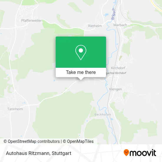 Autohaus Ritzmann map
