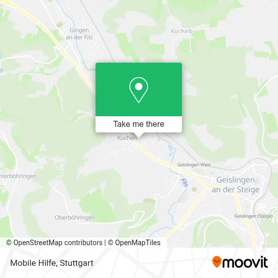 Mobile Hilfe map