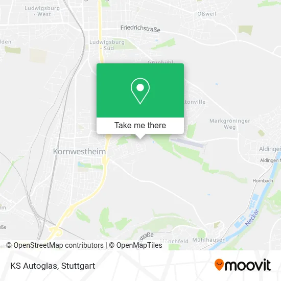 KS Autoglas map