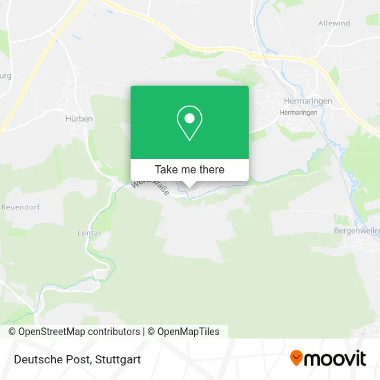 Deutsche Post map
