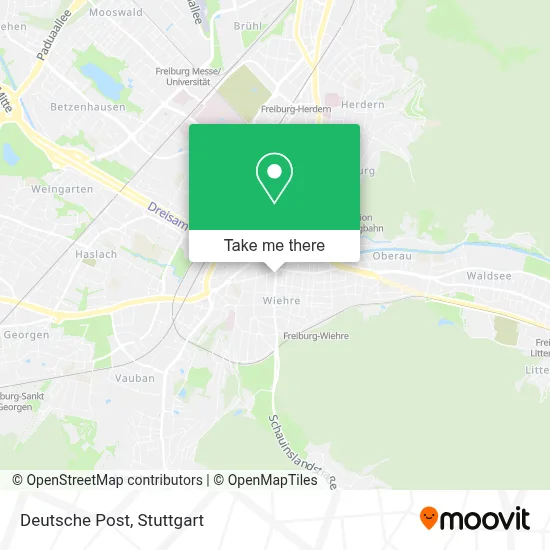 Deutsche Post map