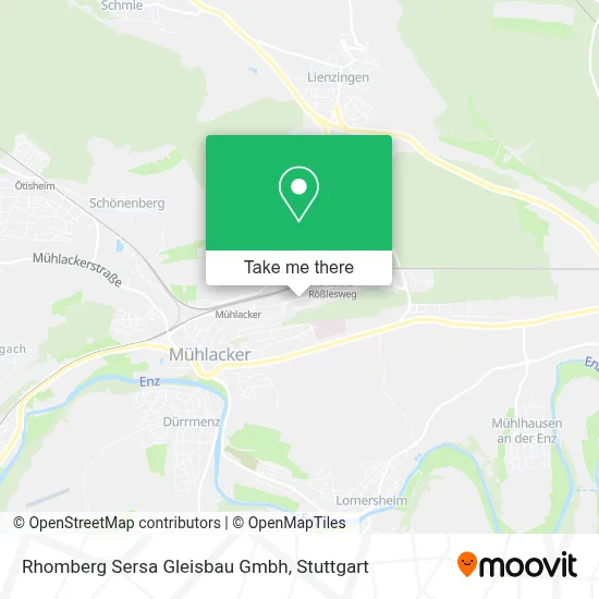 Rhomberg Sersa Gleisbau Gmbh map