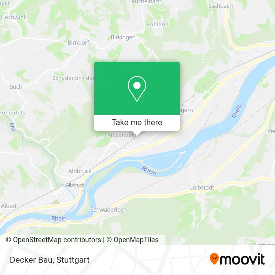 Decker Bau map