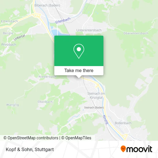 Kopf & Sohn map