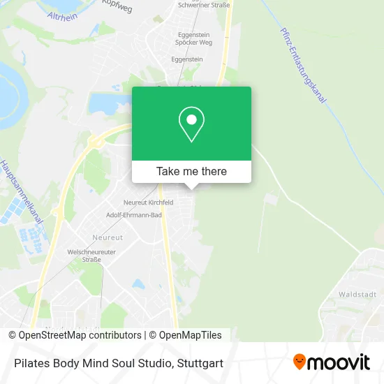 Pilates Body Mind Soul Studio map
