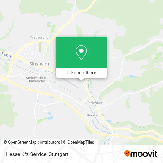 Hesse Kfz-Service map