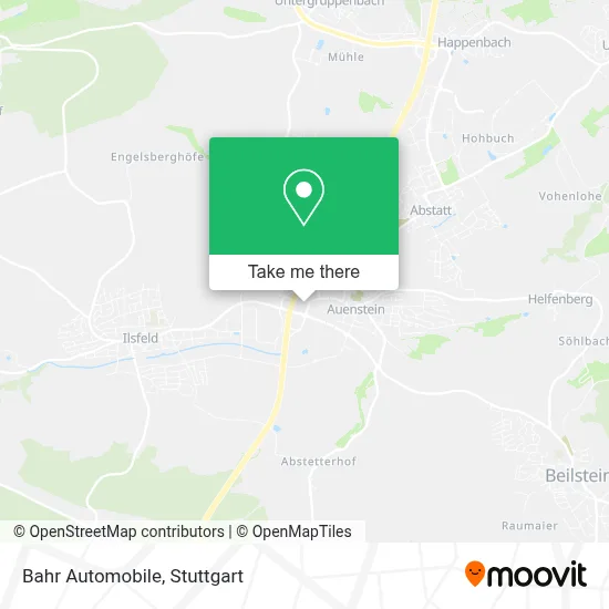 Bahr Automobile map