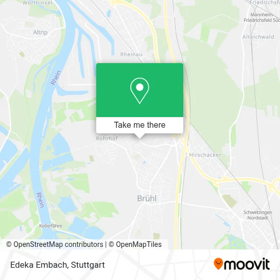 Edeka Embach map