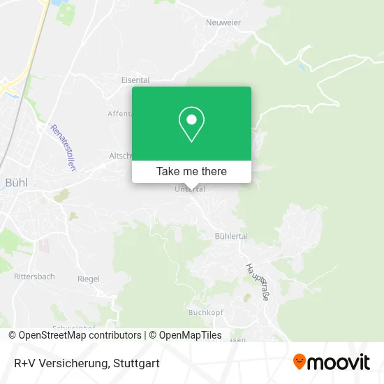 R+V Versicherung map