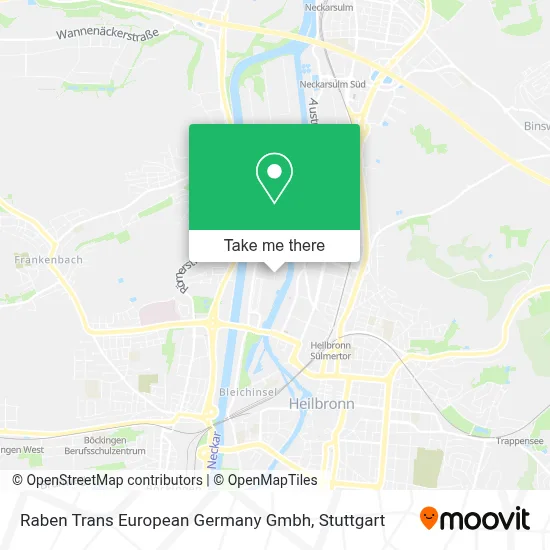 Raben Trans European Germany Gmbh map