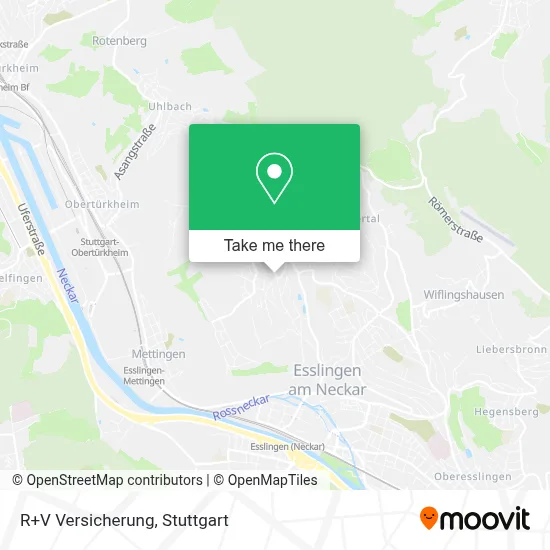 R+V Versicherung map