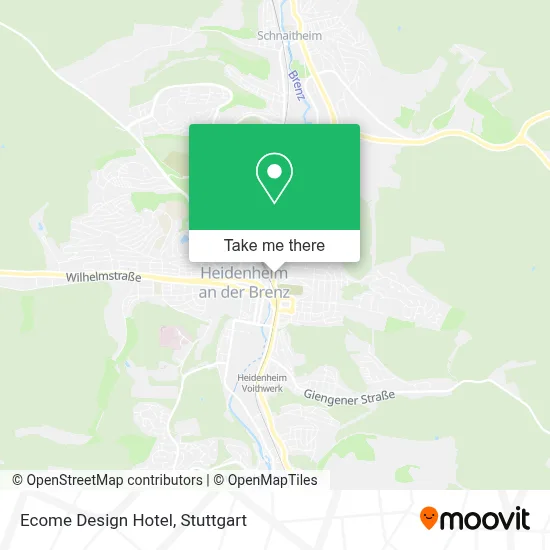 Ecome Design Hotel map