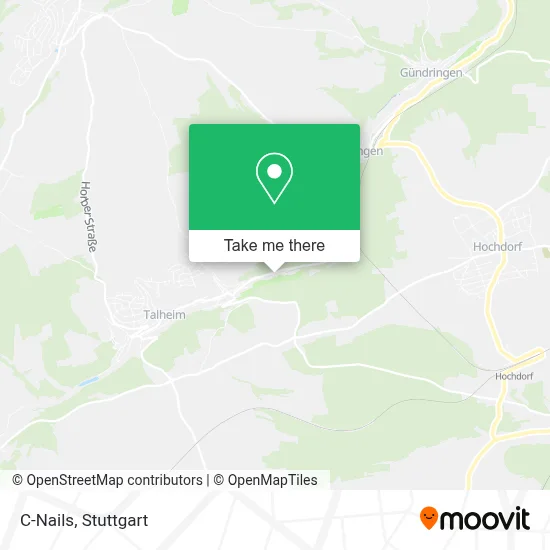 C-Nails map