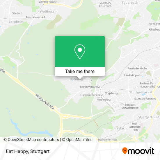 Eat Happy map
