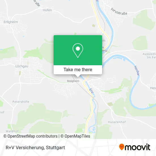 R+V Versicherung map