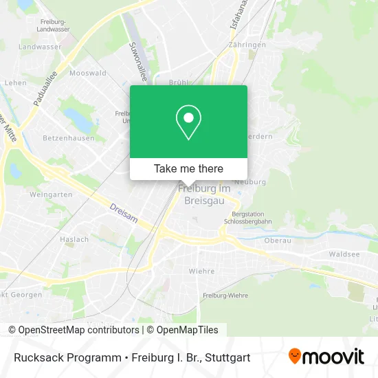 Rucksack Programm • Freiburg I. Br. map