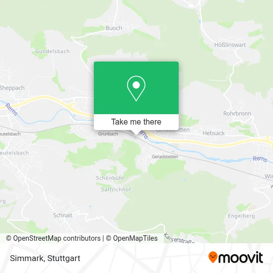 Simmark map