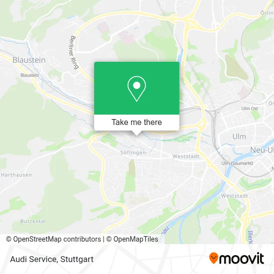 Audi Service map