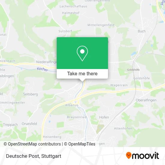 Deutsche Post map