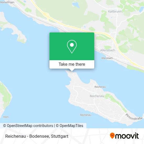 Reichenau - Bodensee map
