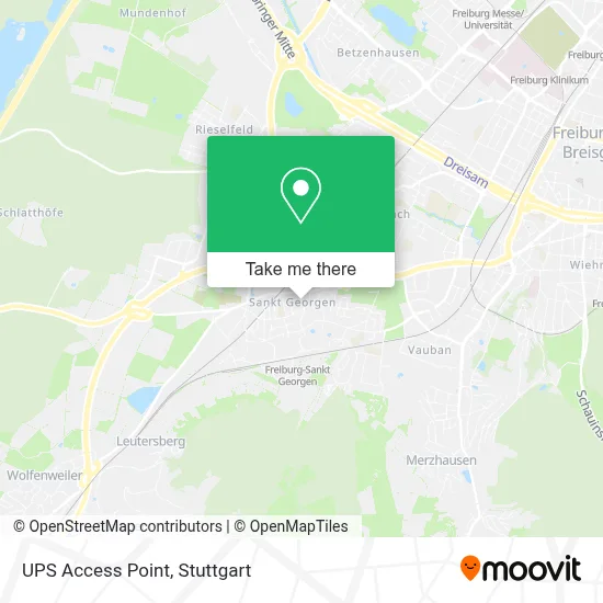 Ups Access Point map