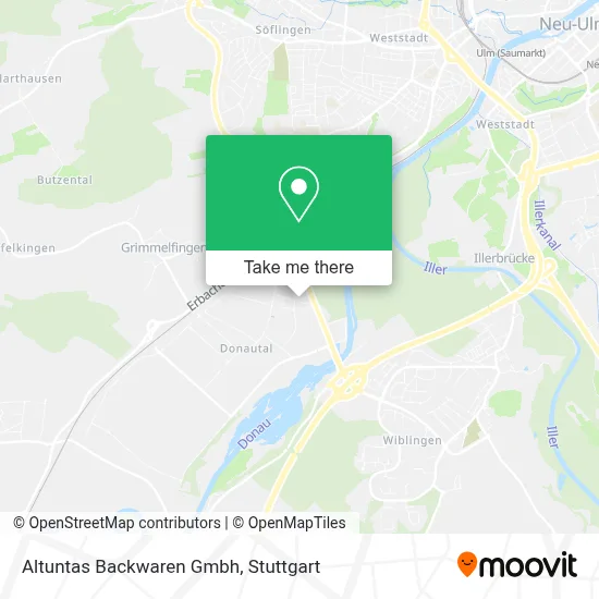 Altuntas Backwaren Gmbh map
