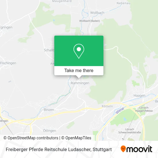 Freiberger Pferde Reitschule Ludascher map