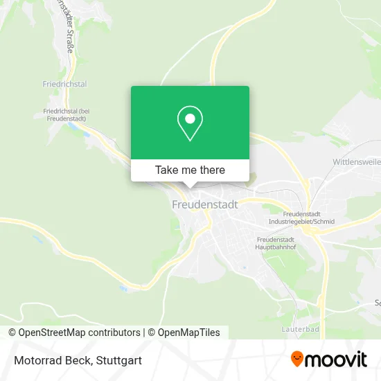 Motorrad Beck map