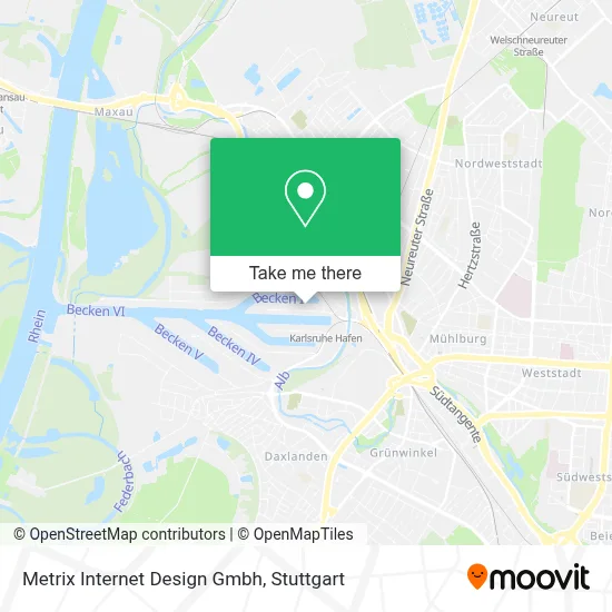 Metrix Internet Design Gmbh map