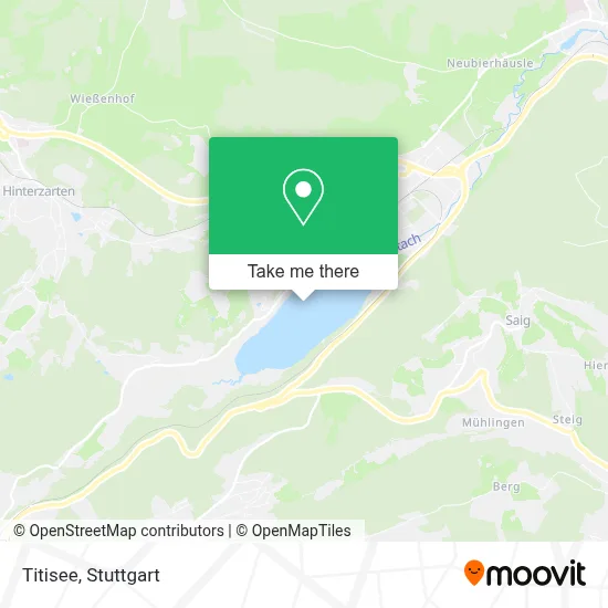 Titisee map