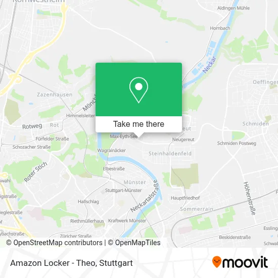 Amazon Locker - Theo map
