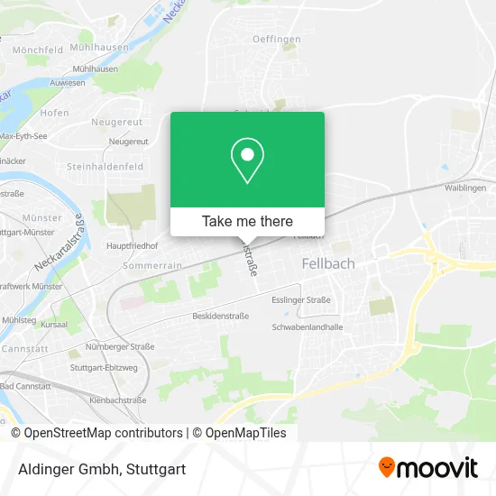 Aldinger Gmbh map